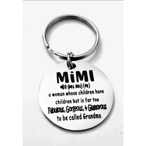 Mimi Is Fabulous Gorgeous Glamorous Keychain